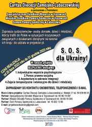 Informacja o projekcie „S. O. S. dla Ukrainy!”